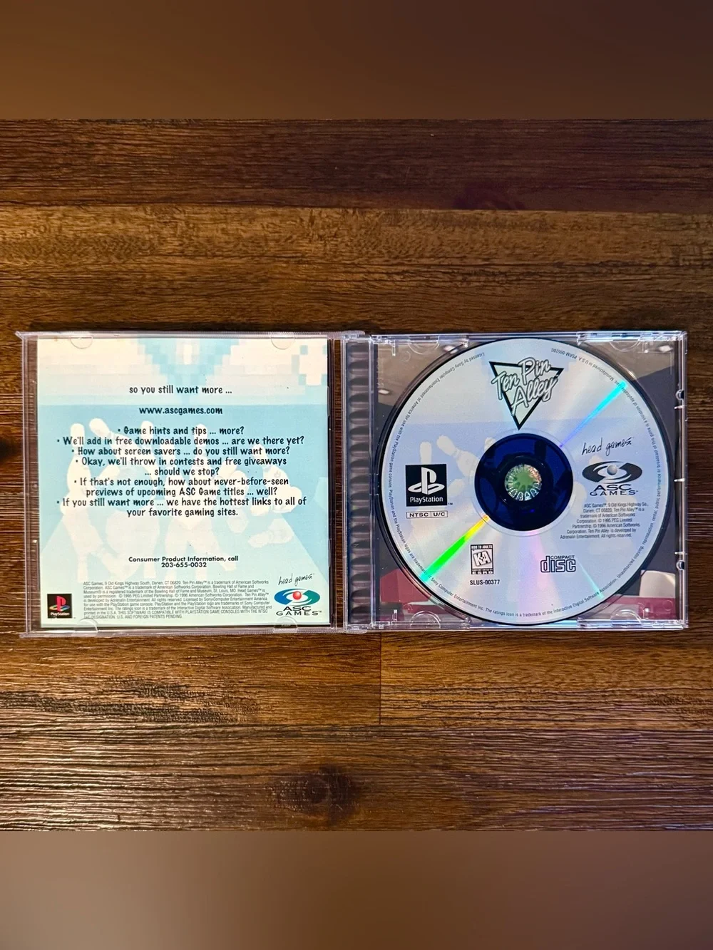 Ten Pin Alley Sony PlayStation PS1 CIB Tested GOAT Bowling Iconic Classic Game
